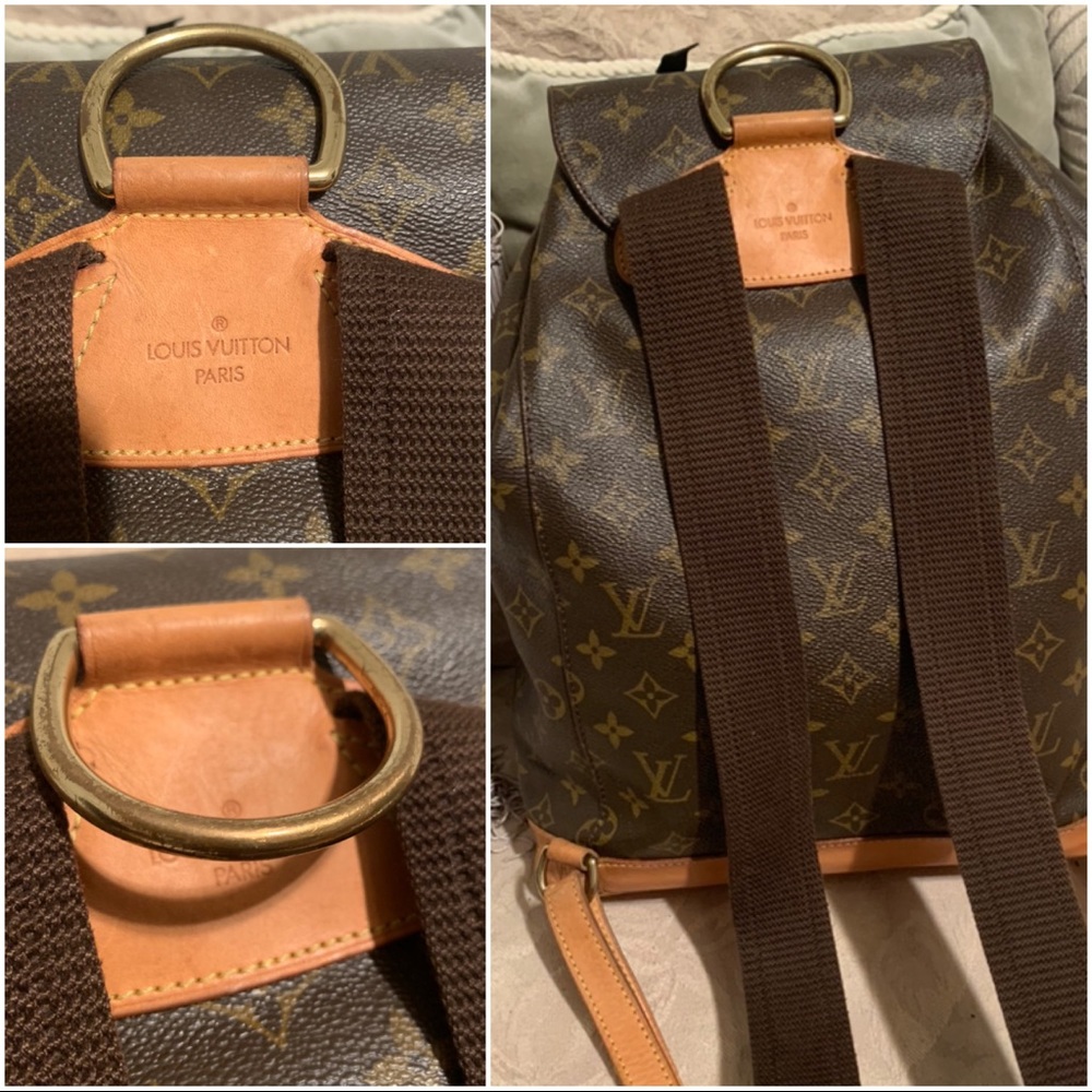 {sold} AUTH Louis Vuitton Montsouris GM - Picture 6 of 8